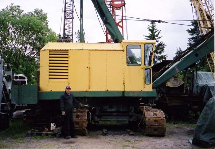 Ruston-Bucyrus 54-RB Ruotsissa modernisoisoituna.