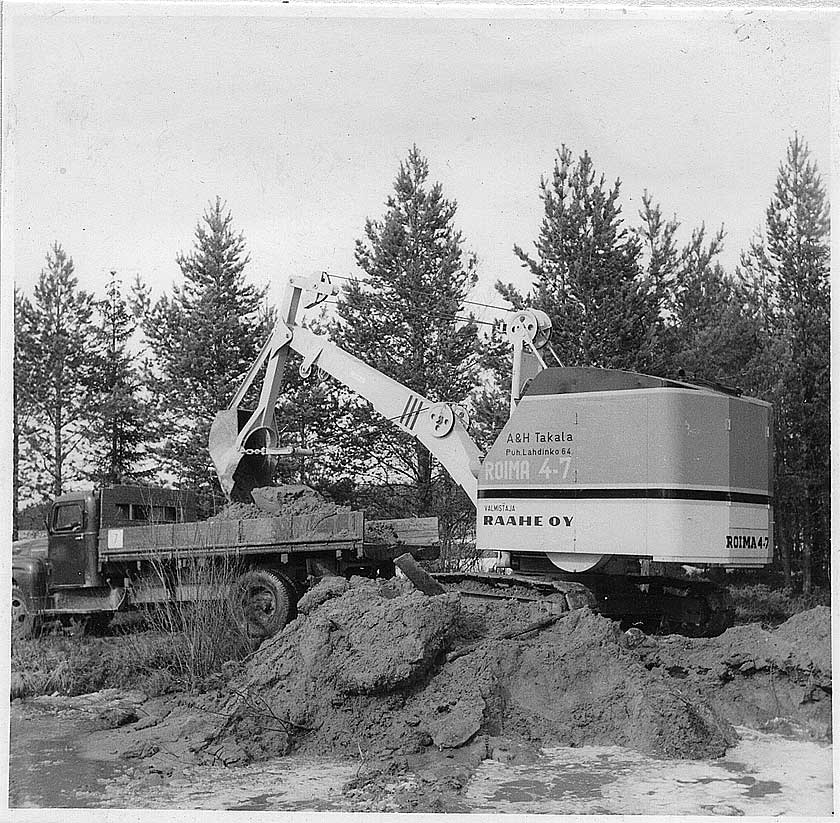 Roima 4-7 -kaivinkone.