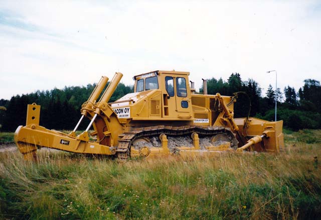 Fiat-Allis 41 Rolac Oy:n pihalla, kuva janne Riikanen