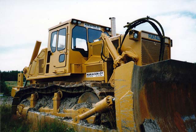 Fiat-Allis 41 Rolac Oy:n pihalla, kuva Janne Riikanen