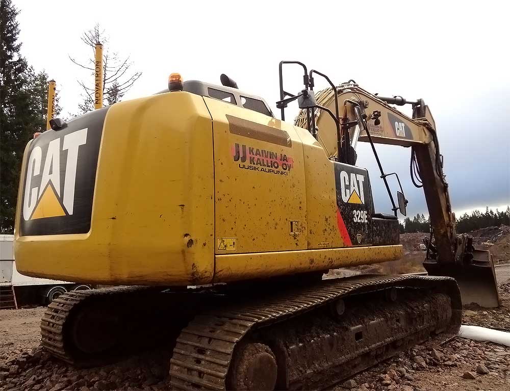 Caterpillar 329E JJ Kaivin ja kallio Oy.