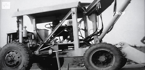 Dinosaurus-kaivinkone 1969.