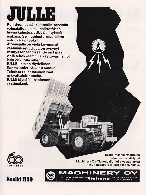 Vanhoja mainoksia.
