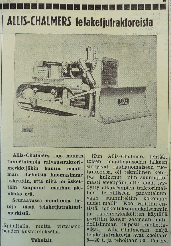 Maaseudun Koneviesti marraskuu 1954.