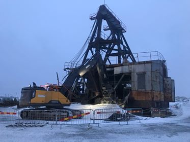 Muun muassa tämä kuva oli Entreprenadin uutisessa. Kuva Veor Åhlander.