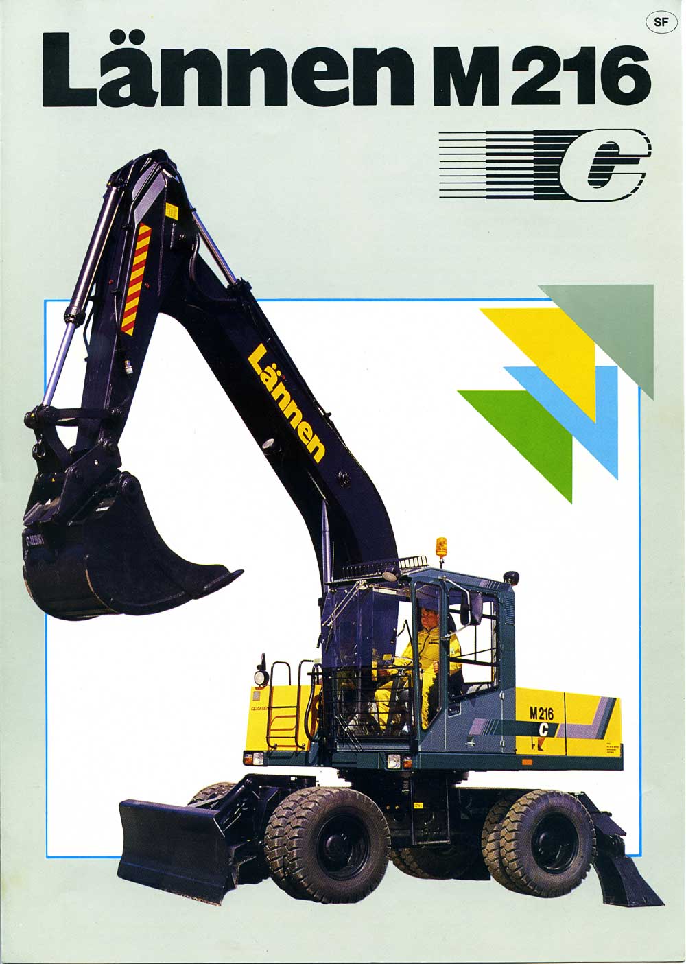 Lännen M216 C, esite vuodelta 1988.