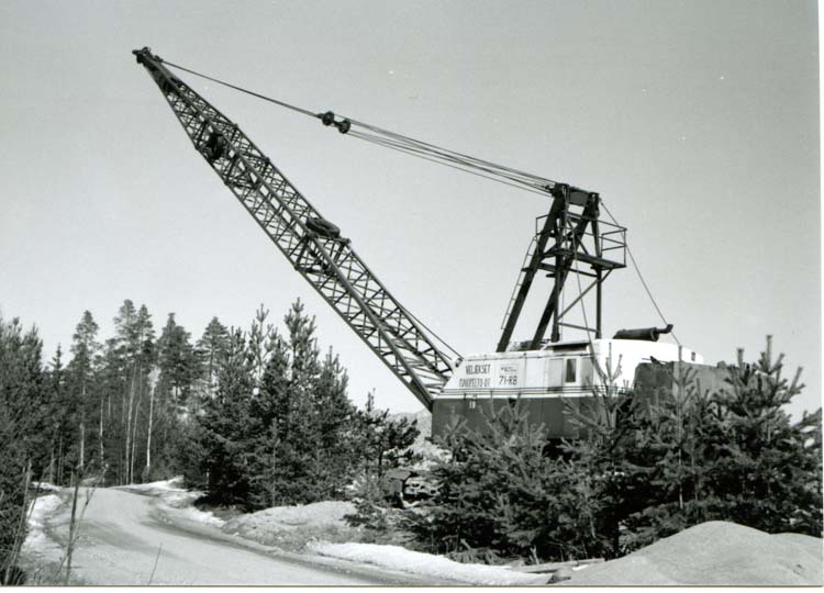 Ruston Bucyrus 71-RB Porvoossa.