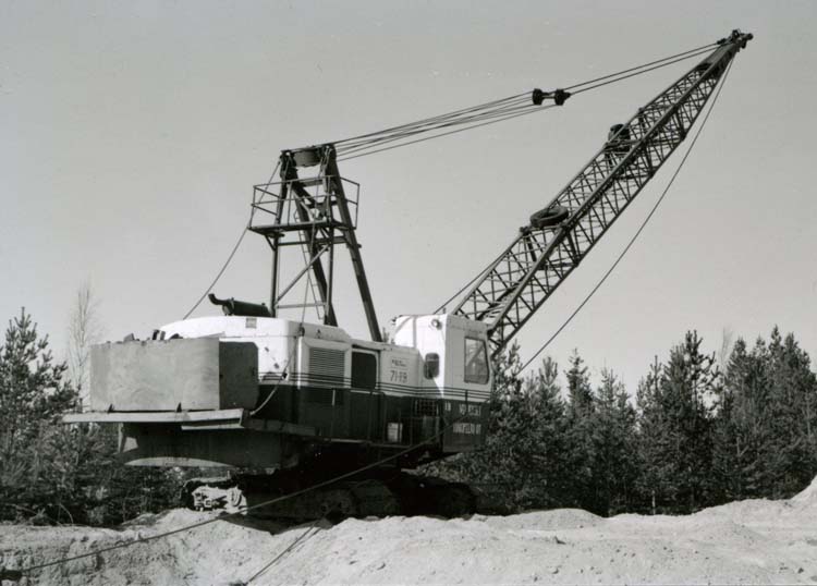 Ruston Bucyrus 71-RB Porvoossa.