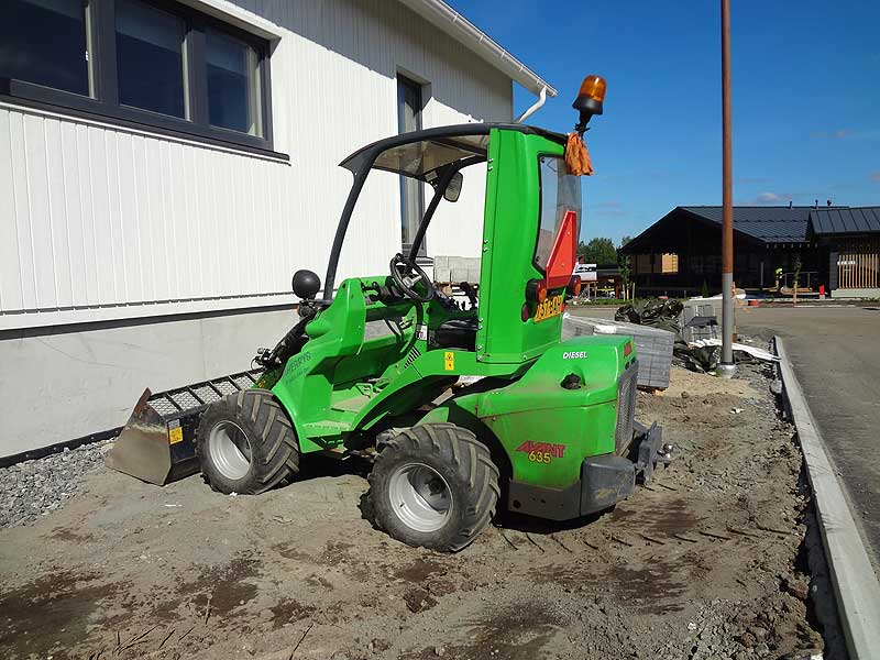 Näitä pieniä vihreitä oli messualueella useampikin.