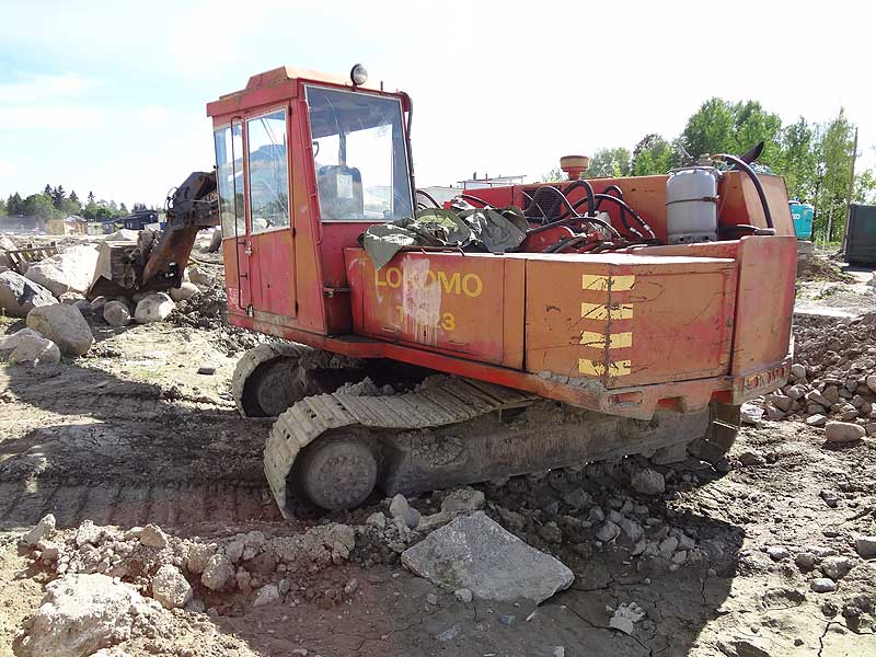 Antiikkinen Lokomo asuntomessuilla.