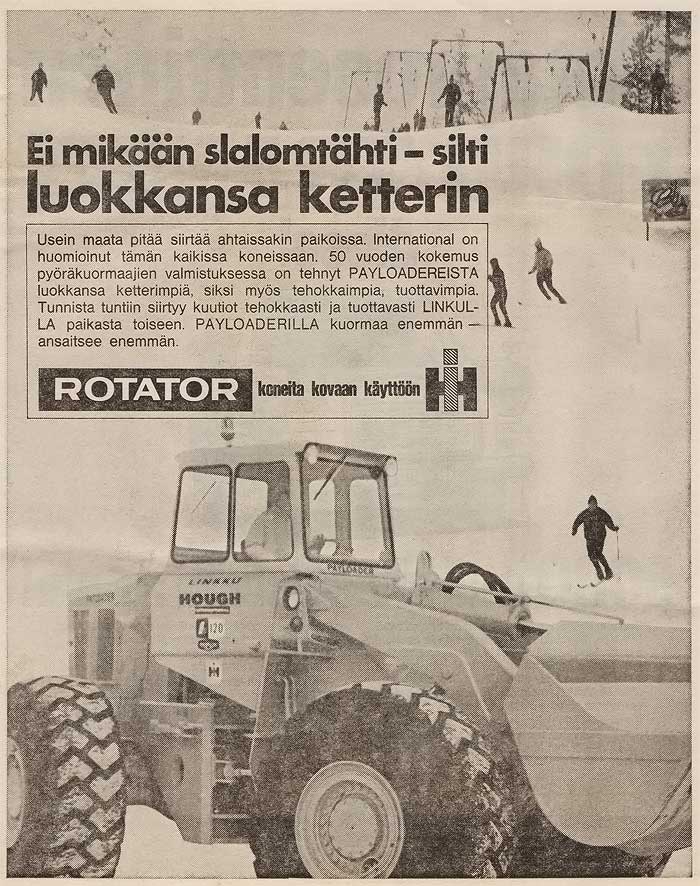 Vanhoja mainoksia, Koneviesti 8-1970