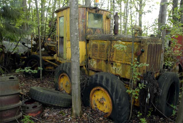Caterpillar-tiehöylä luutavasti 50-luvun alkupuolelta.