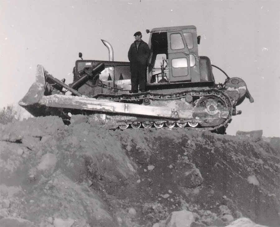 Vanhoja työmaakuvia, Kemijärvi voimalaitostyömaa, Vesi-Pekka Oy 1961.