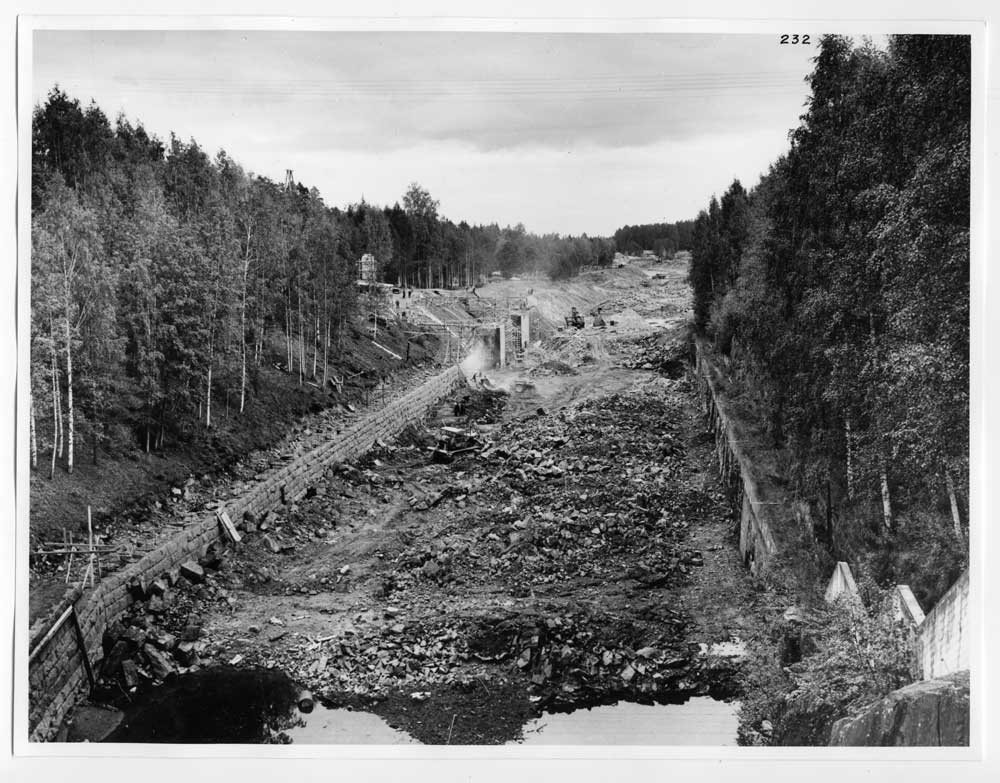 Mälkiän alasataman työt käynnissä, Foto-Roos; Roos, Karl-Gustav (Liikennevirasto, 1965-09-24)