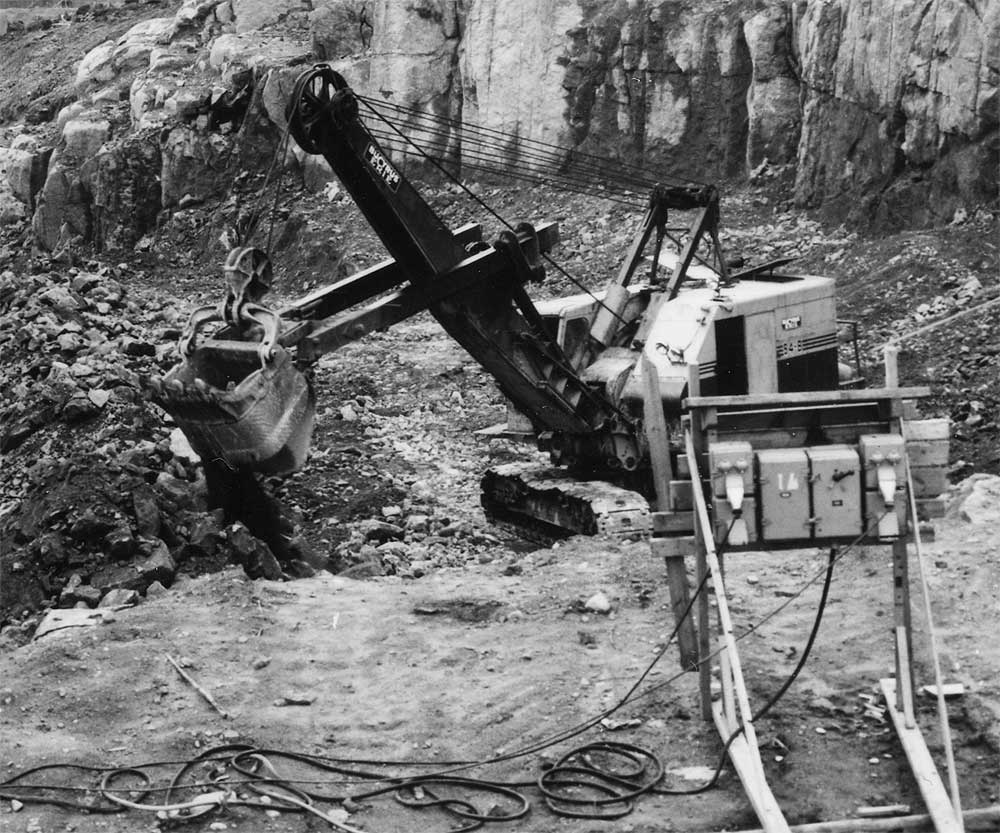 Bucyrus-Erie 54-B, Nuijamaalta, Foto-Roos; Roos, Karl-Gustav (Liikennevirasto, 1965-09-17)