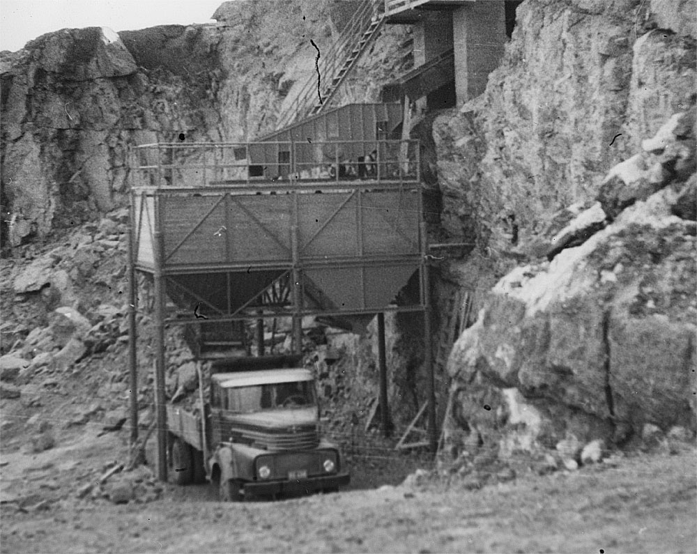 Mälkiän turvapadon paikkeilla, Kuva-Rumpu; Rumpu, Olli (Liikennevirasto, 1966).